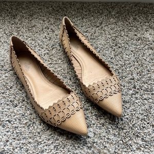 Belle by Sigerson Morrison Women's Tan Flat Size 7